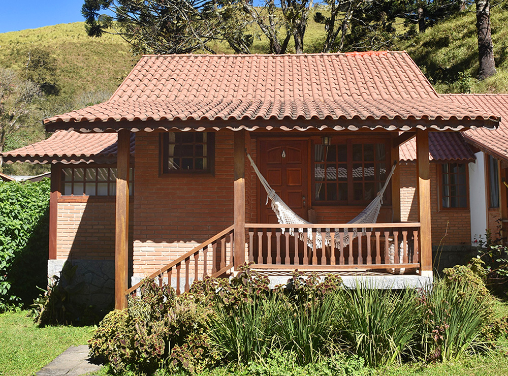 Varanda com Rede - Chalé 5